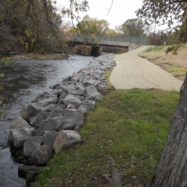 Lackawanna River - Streambank Stabilization Phase I (2017)