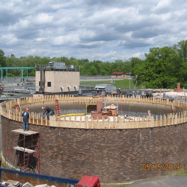 Throop Treatment Plant Digester Cover Replacement